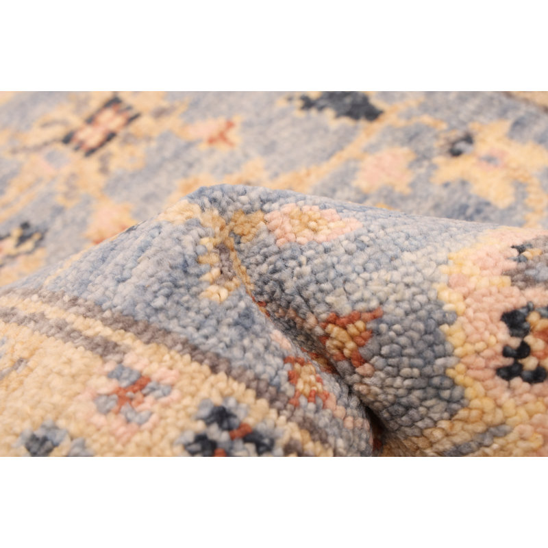 Tapis bleu denim Jules Serapi 2 pi 6 po x 8 pi 0 po