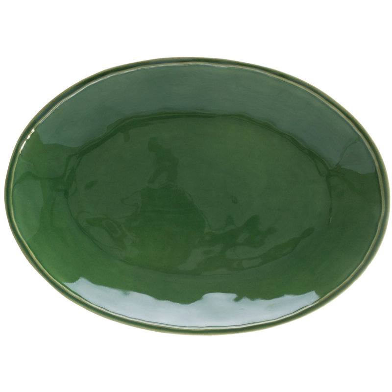 Costa Nova Fontana Platter, Forest Green