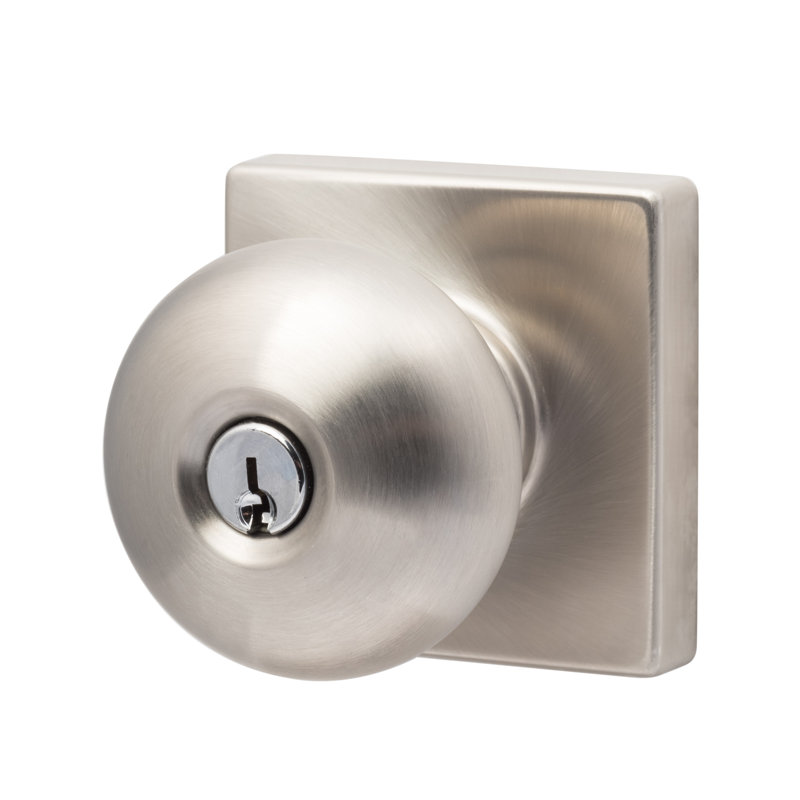 Ensemble de boutons d'entrée Durango, Nickel satiné