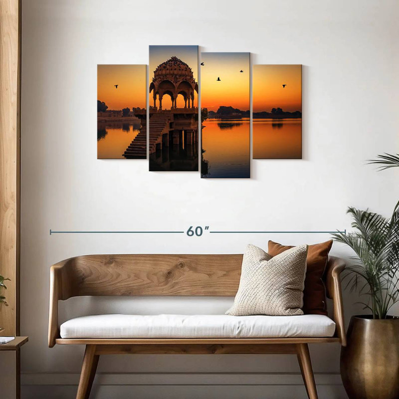 Adella Lake Gadisar Pavilion, 27" H x 43" W