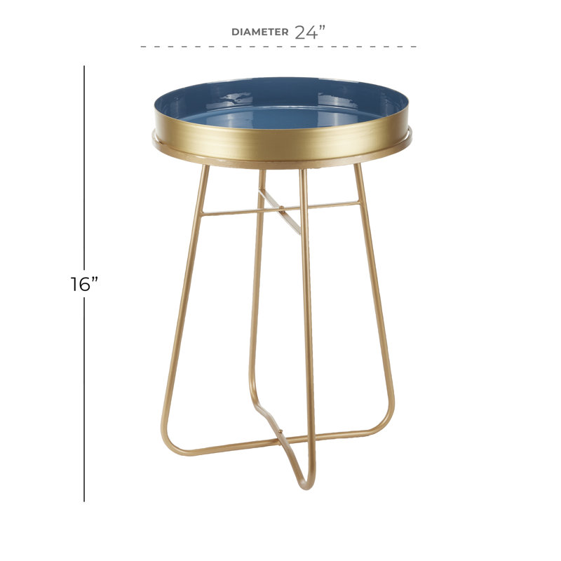 table de bout à pieds croisés