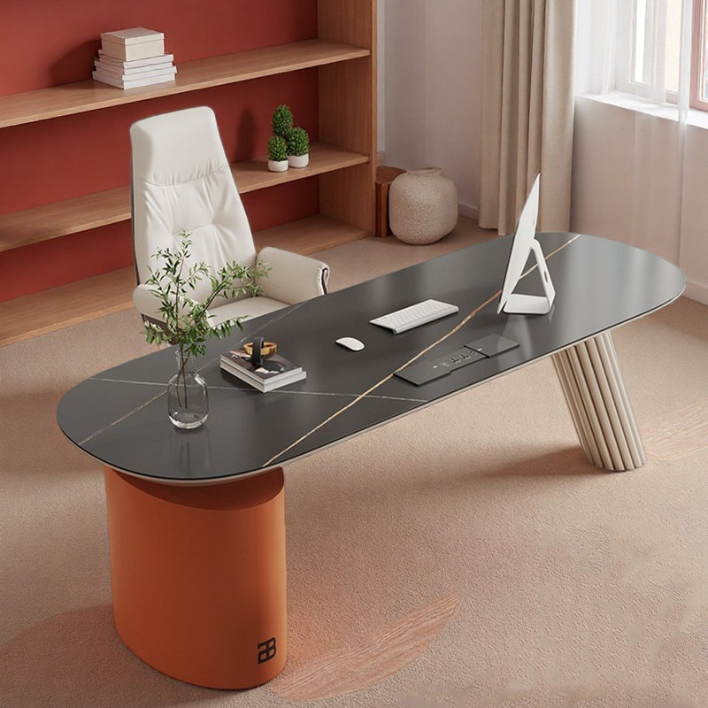 Dengler Computer Desk Office Set with Chair, 29.5" H x 63" W x 27.6" D