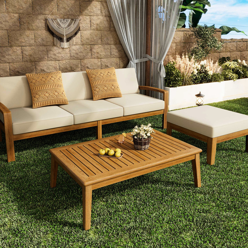 + Beige Outdoor Seating With Materials And Sectional Comfy Water- Cushions