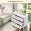 80cm W Manufactured Wood Bedside Table