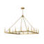 Lustre géométrique de style bougie à 16 lumières Jordan-Lee-2076220820