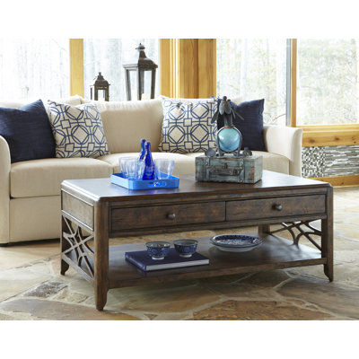Georgia Rain Cocktail Table With Casters