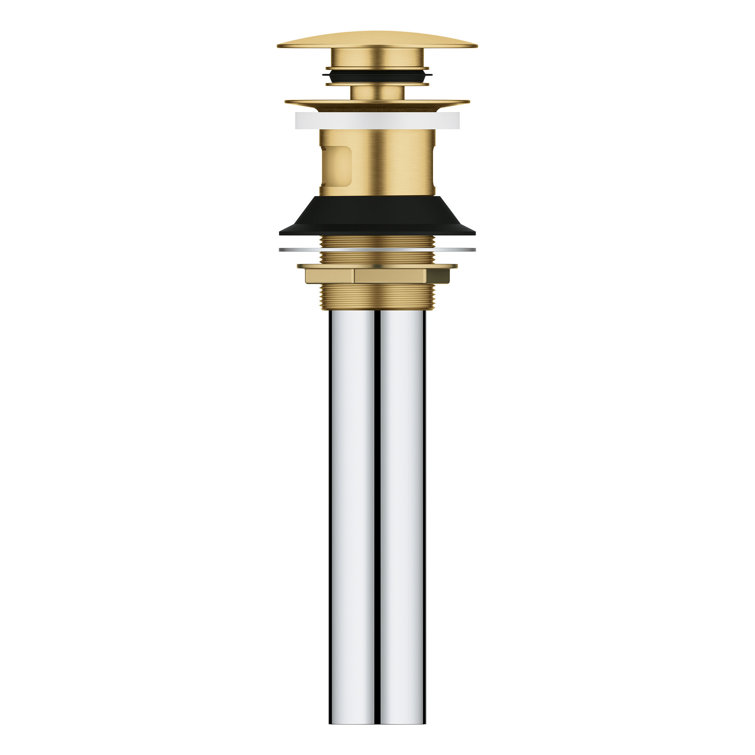 Universal Pop-Up Bathroom Sink Drain with Overflow