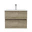 Meuble-lavabo mural en chêne brut et chêne brut Gloria avec lavabo intégré en céramique avec trop-plein 24 po Gloria-123654656-123654655