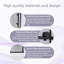 Porte de douche sans cadre l 44 à 48 po x H 76 po, verre trempé transparent de 1/4 po (6 mm), film antidéflagrant, poignée en acier inoxydable, noir mat-123375412