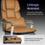 Fauteuil président ergonomique inclinable avec repose-pieds Sachar-950882527