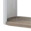 Oak & White Glossy Table - Strong Construction Versatile Use With Gloss Finish Build Spacious Top