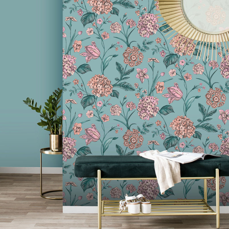 Amelie Hydrangea, Teal