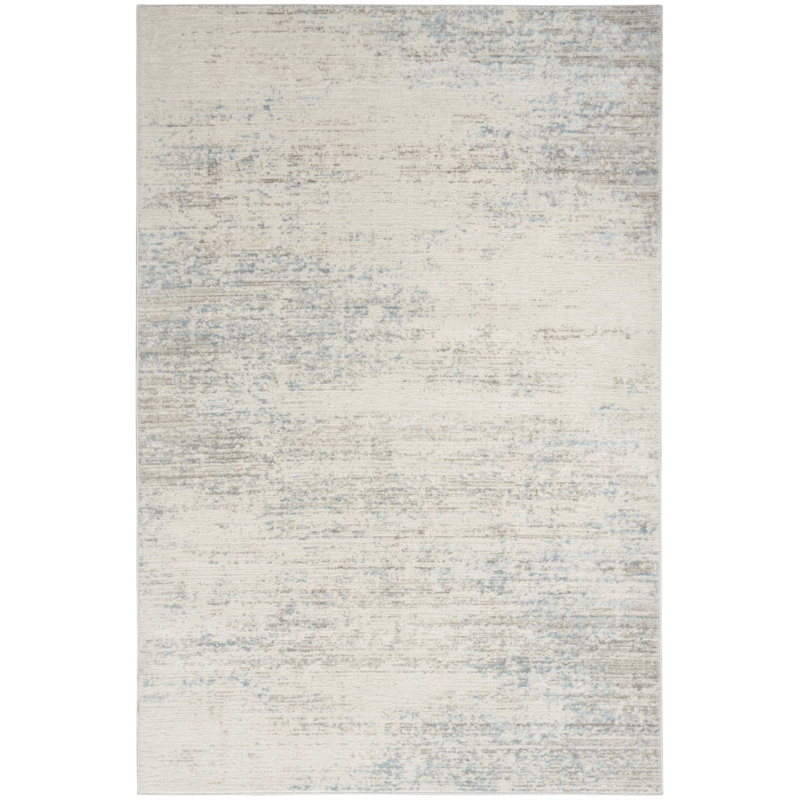 Calvin Klein Captivating Grey Beige Modern Indoor Rug, Rectangle 7'10" x 9'10"