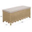 Banc Manon Scallop avec coussin-1720041472