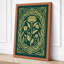 Art Nouveau Bloom Botanical - Wrapped Canvas-1023677844-1023677868