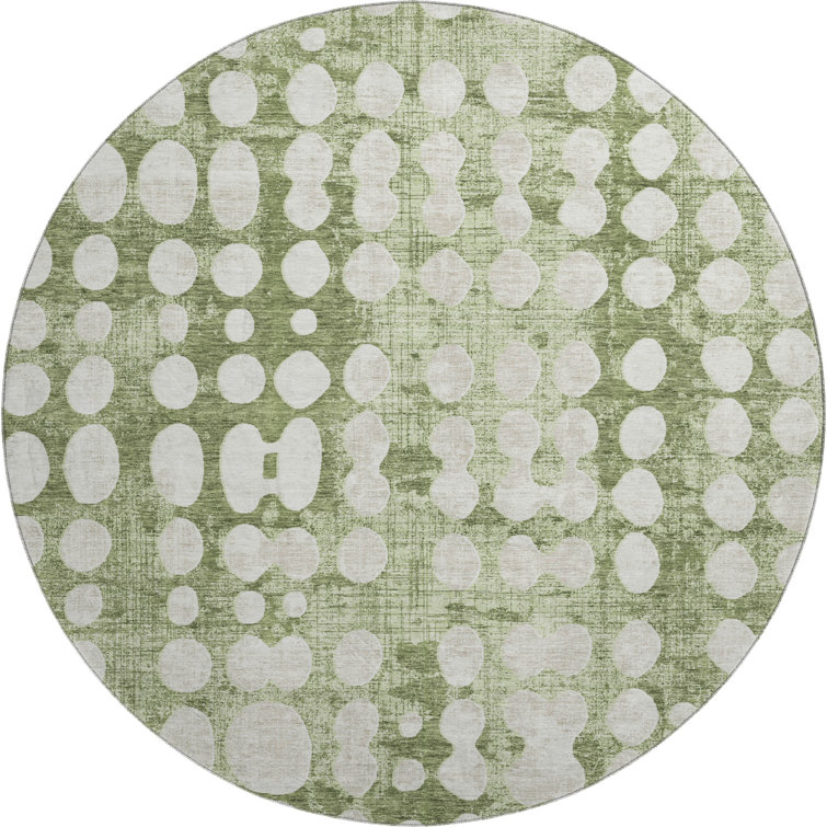 Premium Machine Washable Prisco Aloe Rug