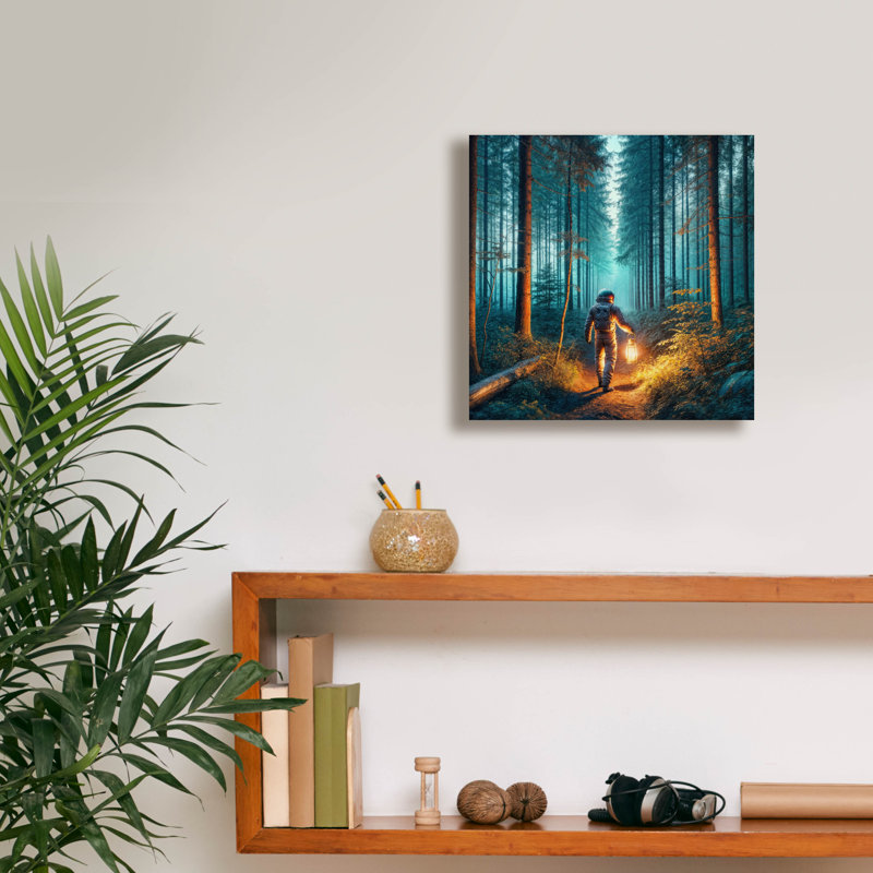 Art mural sur toile Graeden «Explorer» par Rey Klimt, H 12 po x l 12 po