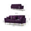 Ensemble de canapé modulaire 3 pièces Rothstein