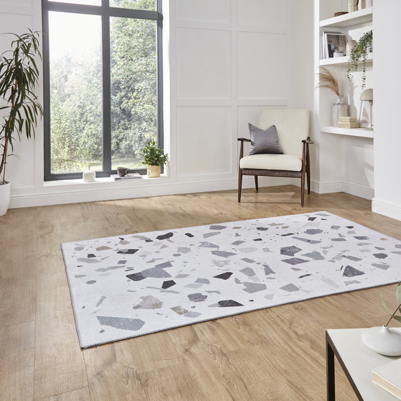 Stannards area rug Printed Rectangle Ivory/Gold, Rectangle 120 x 170cm