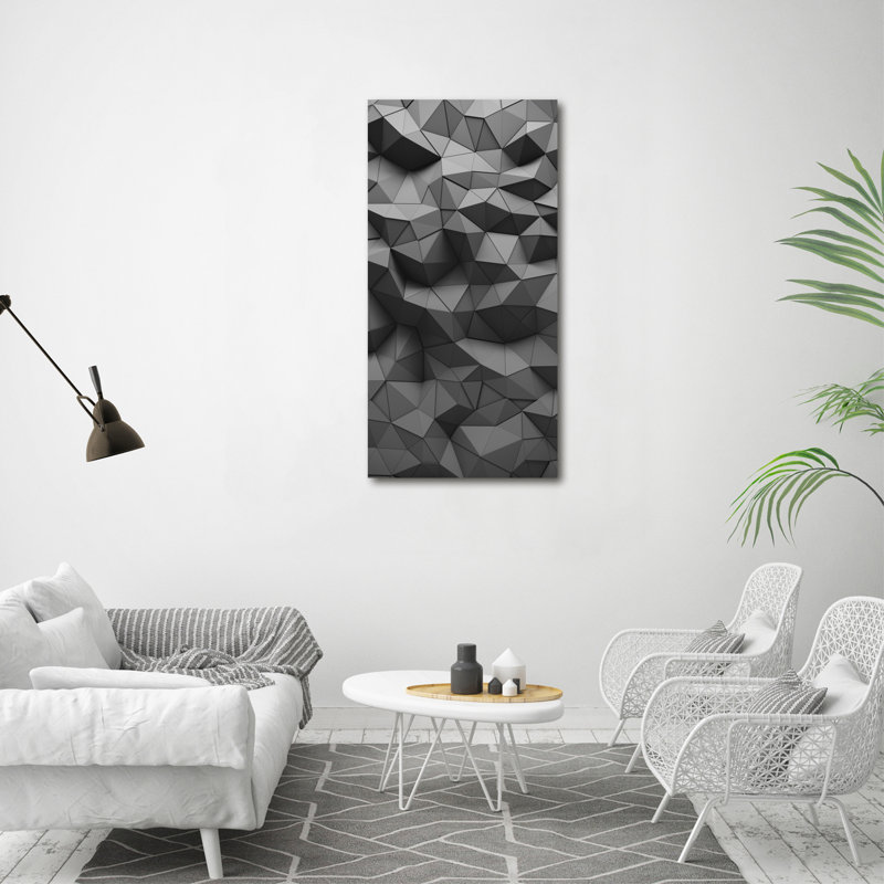 Abstract 3D Background - Wrapped Canvas Print