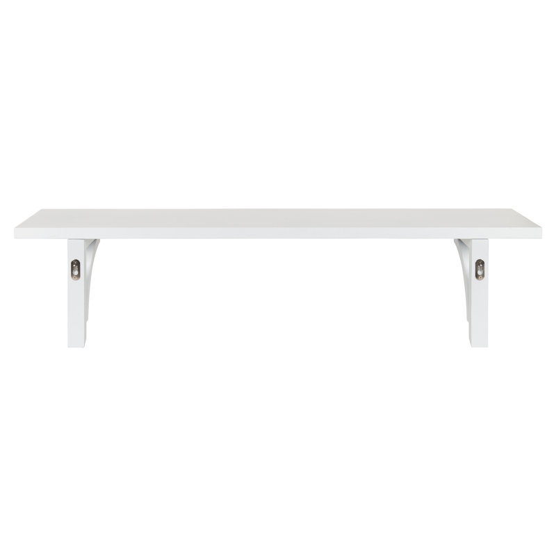 Hornyak Bracket Shelf, 8.8" H x 36" W x 8" D, White