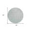 Tapis rond lavable 8 po