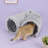 Happy & Polly 47.2'' Cozy Convertible Cat Tunnel Toy For Indoor Cats Gray-1636984036