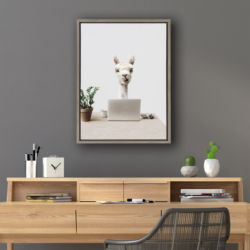 «Mr.Al Paca Here, I'm’s Distribution» par Creative Bunch Studio, reproduction d'art graphique sur toile