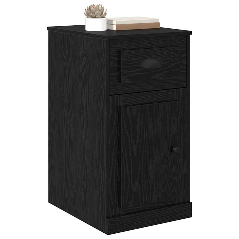 Rectangle Accent Cabinet, Black Oak
