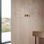Applique murale encastrée 1 lumière à intensité variable Aidrian-411229153