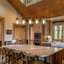 Camelot 5 - Light Matte Black Kitchen Island Pendant