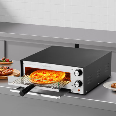 Four à pizza électrique de comptoir 12 pouces 1450W réglable de 77 à 572 ° F