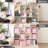 Cube Storage Bins, 11 Inch Storage Cube Organizer, Collapsible Fabric Storage Cubes With Handle, Decorative Cube Storage Organizer For Shelves, Closet, 8-Pack