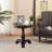 Round Wood Pedestal Side Table-1381795166
