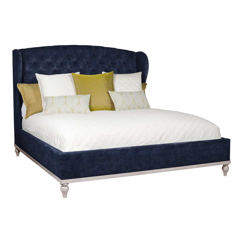 Emma King Bed, Nadia Eclipse, Dove Gray, No
