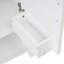 Meuble-lavabo de salle de bain avec lavabo en céramique et rangement polyvalent-1283208583