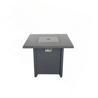 Table de foyer d'extérieur polyvalente en acier avec de multiples fonctionnalités