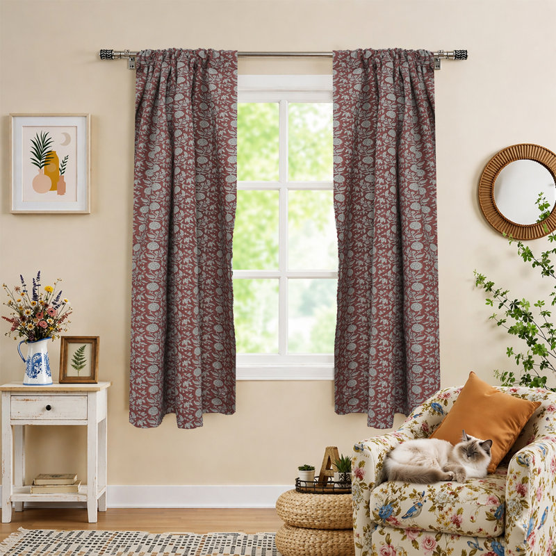 Rideaux Boho, L 100 po x L 144 po