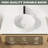 36" Bath Vanity Wall Mount w/ Ceramic Sink & Soft-Close Drawer-265502371-265502370