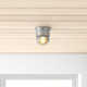 Jareth Single Light Glass LED Flush Mount