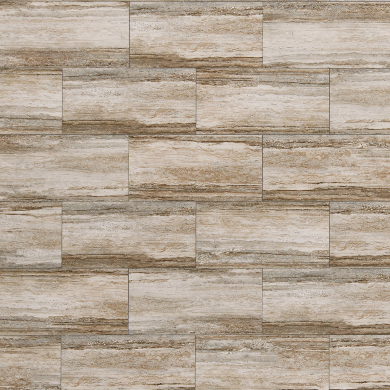 Carreau de vinyle de luxe 12 po x 24 po x 5 mm Mannington REALTA, Patine frêne