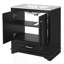 Meuble-lavabo 30 po avec lavabo en céramique-1112559062