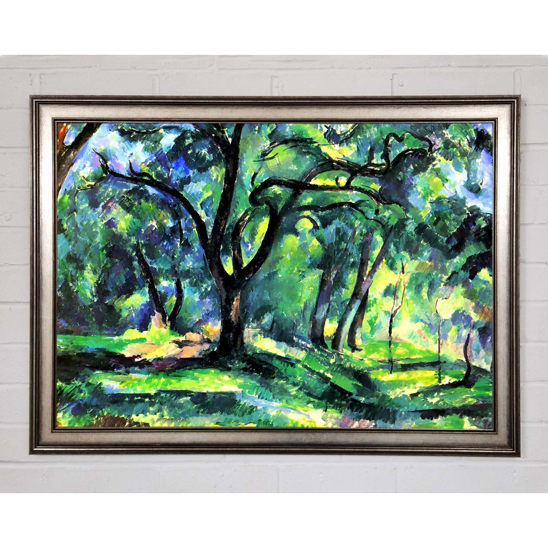 Cezanne in the Woods - Einzelne Bilderrahmen Kunstdrucke