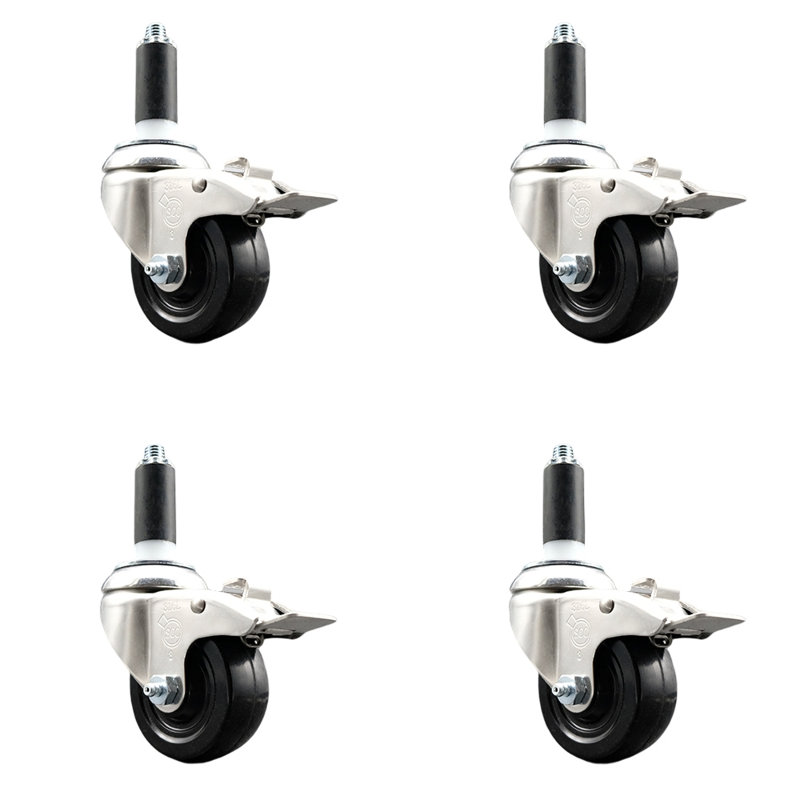 Hard Rubber Casters