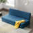 Blue 100% Linen selected