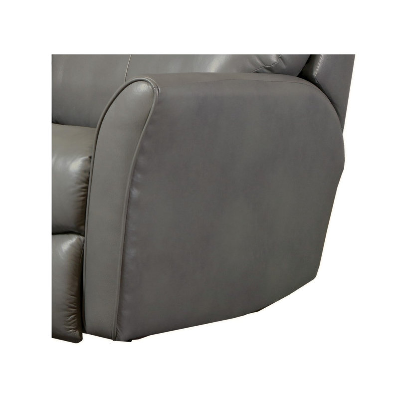 Fauteuil inclinable et berçant en cuir Stardust, Granit Valentino, Berçant