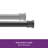 Wayfair Basics Burwell 42-72 Inch Adjustable Straight Tension Shower Curtain Rod-654435437