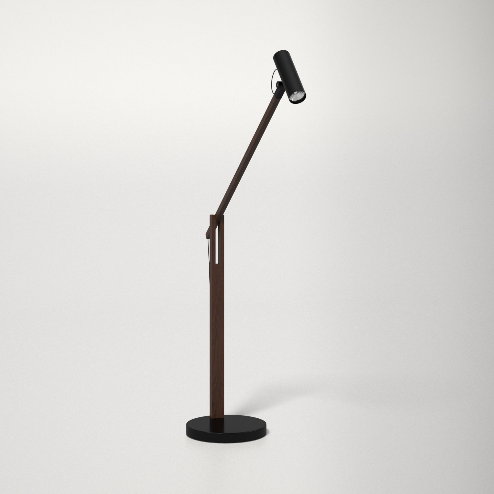 Dalila 32.5 Desk Lamp AllModern Base Color: Walnut Wood/Black