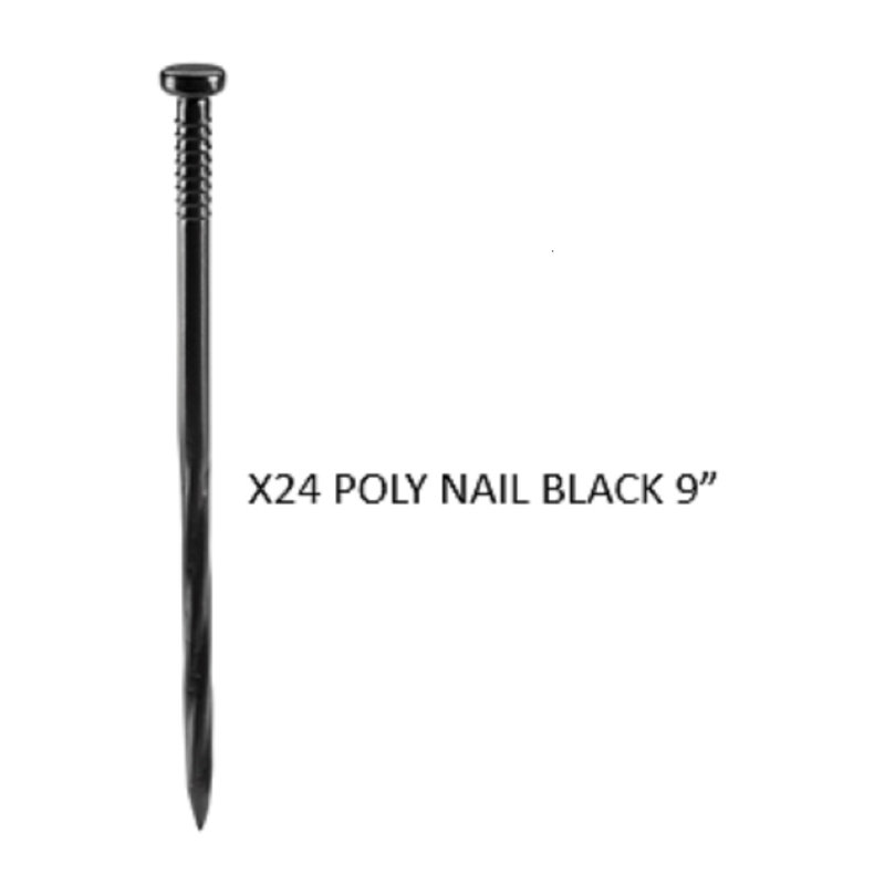 Spirale poly boulons, Noir