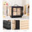 360° Rotating Jewellery Box with Transparent Window and Mirror